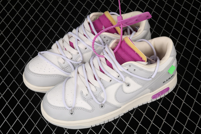 of nike dunk low 03 of 50 ow dm1602-118