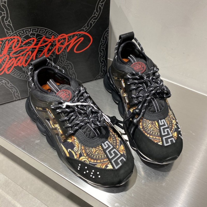 vse chain reaction black sneaker