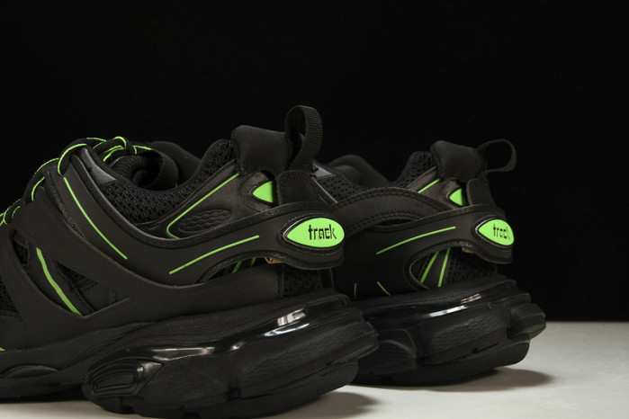 bl tess s. gomma trek low sneakers black green 11607