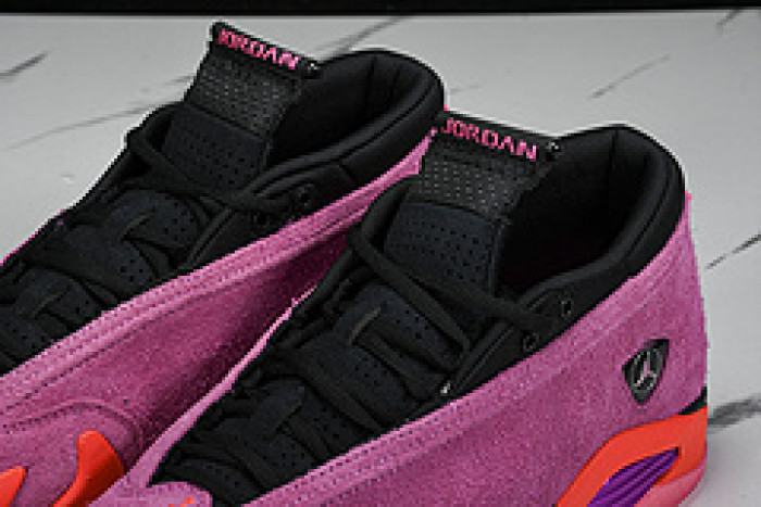 jordan 14 retro low shocking pink (w) dh4121-600