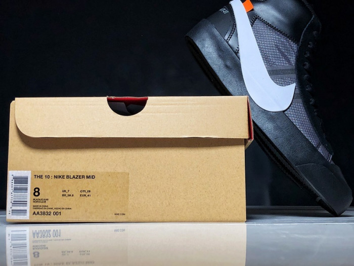 of nike blazer black - aa3832-001