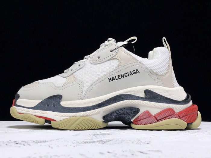 bl 17fw triple-s 2.0 cream sneakers h903p058